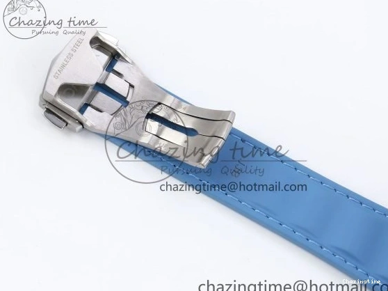 0201 GoAnywhere Aqua Terra GMT Worldtimer 43mm VSF 1:1 Best Edition Summer Blue Dial on Blue Rubber Strap A8938 Super Clone 7722